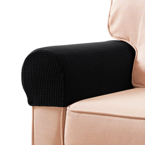 2pc Stretch Armrest Covers Spandex Arm Covers for Chairs Couch Sofa Armchair Slipcovers for Recliner Sofa with Twist Pins In Australia - Darrahopens