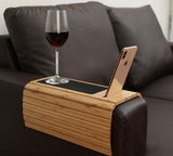 Sofa Arm Tray Table for Couch Flexible/Foldable Sofa Tray  Rotating Phone Holder Couch Arm Table Perfect In Australia - Darrahopens