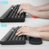 Keyboard Wrist Rest, Memory Foam Hand Rest Support Pad Padded for Office, Computer, Laptop,  Typing and Wrist Pain Relief In Australia - Darrahopens