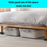 4pc  Furniture Bed Risers, Furniture Risers Heavy Duty Adjustable Bed Risers for Bed, Desk, Sofa and Table In Australia - Darrahopens