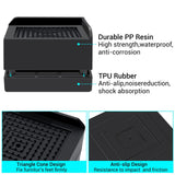 4pc  Furniture Bed Risers, Furniture Risers Heavy Duty Adjustable Bed Risers for Bed, Desk, Sofa and Table