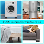 4pc  Furniture Bed Risers, Furniture Risers Heavy Duty Adjustable Bed Risers for Bed, Desk, Sofa and Table