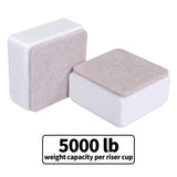 4pc Bed and Furniture Risers, Heavy Duty Square Sofa Tables Couch Chair Risers, Supports , Protect Carpet & Floors from Scratches In Australia - Darrahopens