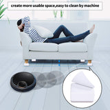 4pc Bed and Furniture Risers, Heavy Duty Square Sofa Tables Couch Chair Risers, Supports , Protect Carpet & Floors from Scratches In Australia - Darrahopens