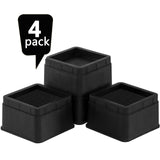 4pc Bed Risers  inch Heavy Duty Furniture Risers for Sofas Table Couch Lift Height of  Inches In Australia - Darrahopens