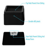 4pc Bed Risers  inch Heavy Duty Furniture Risers for Sofas Table Couch Lift Height of  Inches In Australia - Darrahopens
