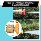 5pc  DIRECT Pressure Washer Spray Nozzle Tips Pack Multiple Degrees  | Quick Connect |  Max Working Pressure | Max Flow In Australia - Darrahopens