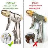 Upgrade Garden Hose Nozzle Sprayer, Heavy Duty Metal Handheld Water High Pressure in Spraying Modes for Hand Watering Plants