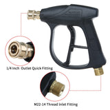 High Pressure Washer Gun  Max, Power Washer Short Gun with  Quick Connector
