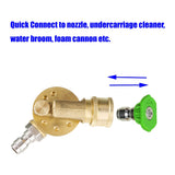 Pressure Washer Pivoting Coupler, Quick Connect Gutter Cleaner Attachment,  Degree with  Angles for Power Washer Spray Nozzle In Australia - Darrahopens