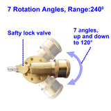 Pressure Washer Pivoting Coupler, Quick Connect Gutter Cleaner Attachment,  Degree with  Angles for Power Washer Spray Nozzle In Australia - Darrahopens