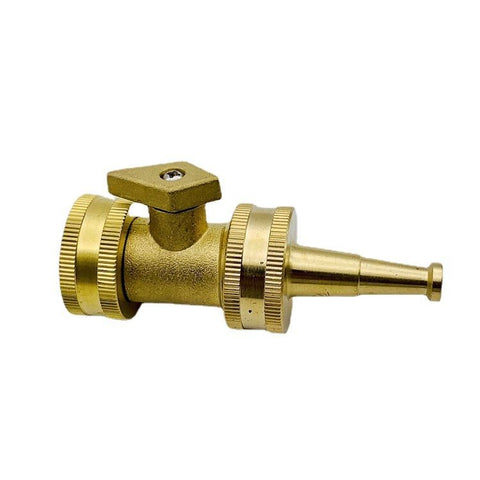 Brass Hose Nozzle - High Pressure Jet Nozzle  Heavy Duty Water Hose Sprayer Sweeper with Hose Shutoff Valve In Australia - Darrahopens