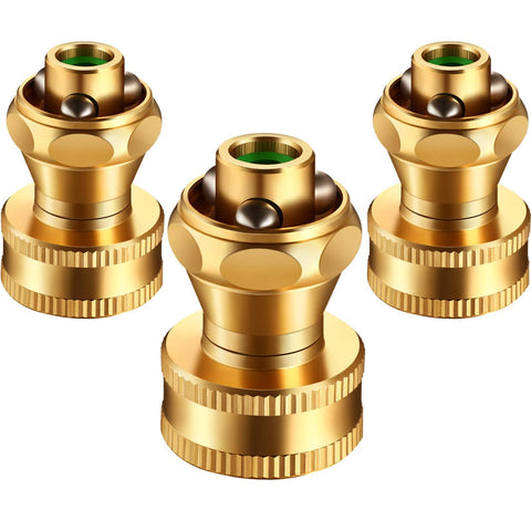 3 pc Brass Nozzle Power Brass Nozzle Hose Nozzle, Adjustable Twist Sprayer for Garden In Australia - Darrahopens