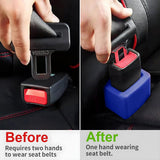 2-pc Seat Belt Buckle Booster  Raises Your Seat Belt for Easy Access - Stop Fishing for Buried Seat Belts