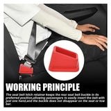 4pc Seat Belt Buckle Holder – Easy Access to The Buckles of Rear Seats - Plug The Seat Belt in with Only One Hand – Friendly to Kids In Australia - Darrahopens