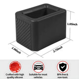 2pc Car Seatbelt Guard - Silicone Seat Belt Holder,Makes Receptacle Stand Upright for No-Hassle Buckling In Australia - Darrahopens