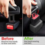 2pc Car Seatbelt Guard - Silicone Seat Belt Holder,Makes Receptacle Stand Upright for No-Hassle Buckling In Australia - Darrahopens