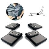 4pc Universal Vehicle Seat Belt Cover Clips, Comfort Auto Shoulder Neck Protector Strap Positioner Locking Clip