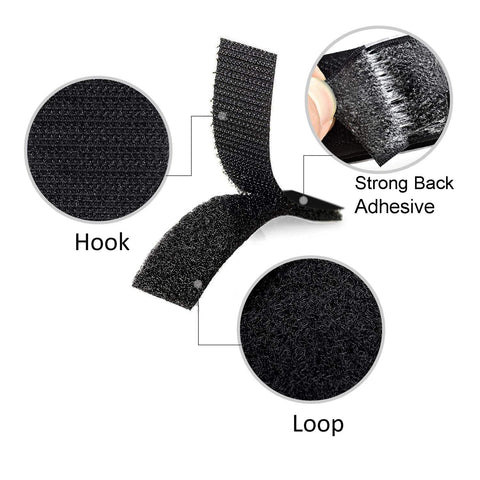 15pc Hook and Loop Strips with Adhesive , Strong Back Adhesive Fasten Mounting Tape for Home or Office Use - Instead In Australia - Darrahopens