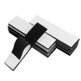 15pc Hook and Loop Strips with Adhesive , Strong Back Adhesive Fasten Mounting Tape for Home or Office Use - Instead