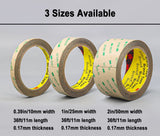 3pc Dual Lock Reclosable Fastener Black, Removable transparent, and high-temperature resistant double-sided adhesive stamping In Australia - Darrahopens