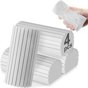 4pcs Damp Dusting Sponge Duster Grey, Household Clean Sponges Duster for Cleaning Baseboards Wet Sponges Cleaning Supplies Tool In Australia - Darrahopens