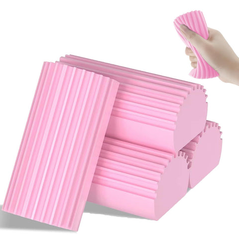 4pc Damp Duster Sponge Magical Eraser Sponge Damp Clean Duster Sponge with Ridges Household Cleaning Sponge In Australia - Darrahopens