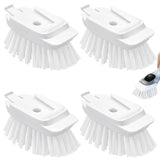 4PC New Brush Refills for New Soap Dispensing Dish Brush -  Dish Brush Cleaning Soap Dispensing Head Replacement for Scrubber In Australia - Darrahopens