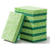 6pc Clean Sponges,Dual-Sided Non-Scratch Soft Scrub Dish Sponges, Safe for Non-Stick Cookware, Kitchen and Household Cleaning In Australia - Darrahopens