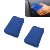 2 PCS Car Wash Wax Wipe,  Microfiber Terry Cloth Absorbent Cleaning Sponge Wipe, Multifunctional Car Polishing Wiping Accessory