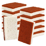 12pc  Palm Fiber Scrubbing Sponge with Non Scratch Biodegradable Compostable Sponges,Long Lasting Dishwashing Kitchen Scrubber