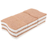 6pc Non-Scratch Scrub Sponge- Natural Sponges for Non-Stick Cookware, Kitchen Sponges, Cellulose Sponges for Dishes In Australia - Darrahopens