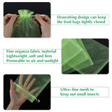 10 Pcs Fruit Protection Bags, Fruit Netting Bags with Drawstring, Garden Fruit Cover Mesh Bag to Protect Plants In Australia - Darrahopens