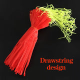 100 pc  Thicken Melon Nets Watermelon Nets Melon Cradle Hanging Watermelon Nets Bags Melon Hammocks Fruit Mesh Bag with Drawstring In Australia - Darrahopens