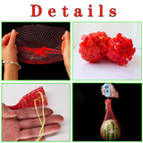 100 pc  Thicken Melon Nets Watermelon Nets Melon Cradle Hanging Watermelon Nets Bags Melon Hammocks Fruit Mesh Bag with Drawstring In Australia - Darrahopens