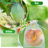 15 Pcs Fruit Protection Bags for Fruit Trees Stainless Steel Mesh Bags Bulk  Netting Bags Reusable Barrier Bags with Ties In Australia - Darrahopens