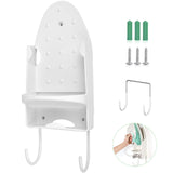 2pc Ironing Board Hanger Wall Mount Iron Hanger Ironing Board Rack Electric Iron Holder Household Bathroom Shelf In Australia - Darrahopens