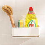 Sponge Holder for Kitchen Sink Organizer, Dish Brush Holder with Drain Tray for Countertop Dish Soap Dispenser Holder Storage