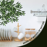 20Pcs Artificial Bamboo Leaves Fake Green Bamboo Stick Greenery Plant for Hotel Home Shelf Wall Farmhouse Bamboo Decoration In Australia - Darrahopens