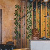 20Pcs Artificial Bamboo Leaves Fake Green Bamboo Stick Greenery Plant for Hotel Home Shelf Wall Farmhouse Bamboo Decoration In Australia - Darrahopens
