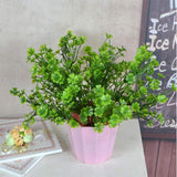 3 PCS Simulated Green Plants Decor Artificial Four Leaf Clover Fake Plant Lifelike Fake Greenery Foliage