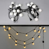 20 LED Connectable Globe String Lights Indoor Bedroom, 16.4ft Warm White String Lights with for Classroom Patio Party