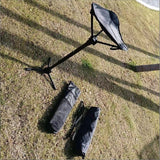 Portable Telescopic Stool - Lightweight Folding Chair for Camping & Fishing - Height Adjustable, Single Leg Tripod Seat - Foldable