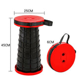 Folding Camping Stool, Collapsible Stool Portable Lightweight Retractable Folding Stools Seat Fishing Outdoors Indoors Kitchen