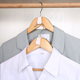 4 PCS  Magic Space Saving Hangers with Hanger Connector Hooks - Clothes Hanger Space Saver for Closet Organization