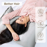 Bedsure Satin Pillowcase for Hair and Skin Queen - Silver Grey Silky Pillowcase  - Set of 2 with Envelope Closure,Similar to Silk In Australia - Darrahopens