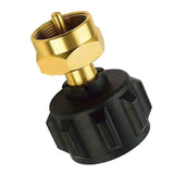 Propane Refill Adapter, LP Gas Cylinder Tank Coupler Fits Propane Tank and 1 lb Throwaway  Cylinder Solid Brass Valve