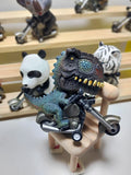 Pull Machine Motorcycle Craft Model Creative Inertia Motorbike Desktop Decoration Motorcycle Toy Desktop Ornament Halloween（2pcs）