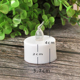 LED Tea Lights, 24 Pack Flickering Flameless Tea Lights,Battery Operated Tea Lights for Decoration(24 Pack)