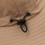 Travel Big Brim Hat Summer Outdoor Mountaineering Hat Sun Protection Fisherman Hat Men's Fishing Sun Hat UV Breathable